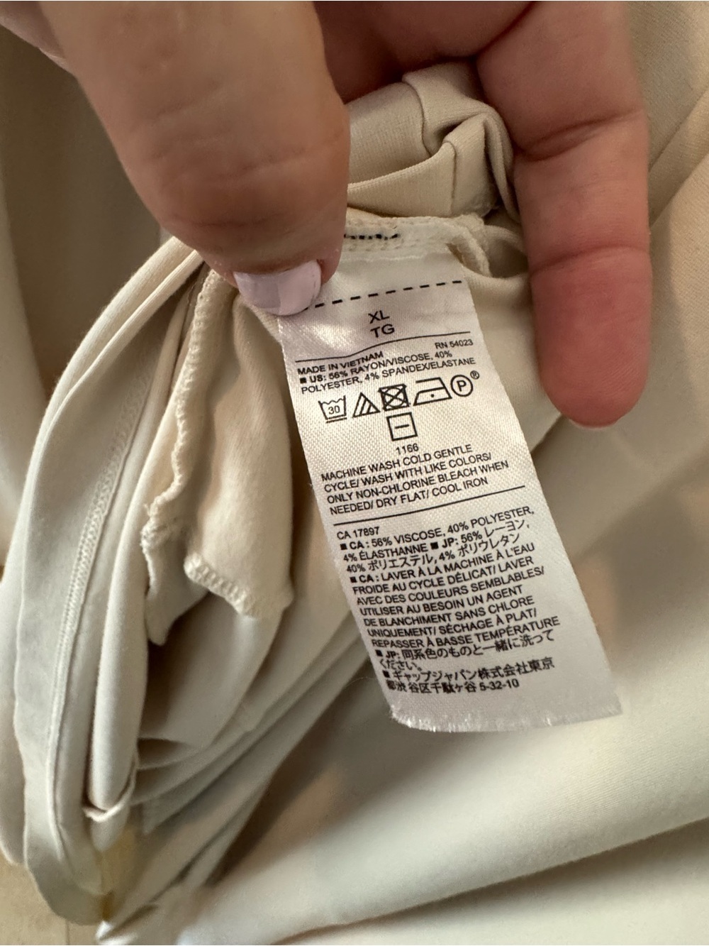 Banana Republic Cream Maxi with Cutout Back - Picture 8 of 8
